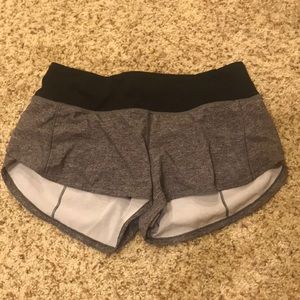 Gray lululemon shorts